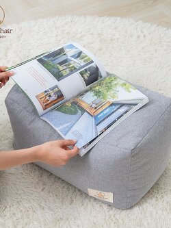 ที่วางเท้า เก้าอี้วางเท้า เก้าอี้บีนแบ็ก สตูลวางเท้า เก้าอี้เม็ดโฟม สตูล bean bag เบาะนั่งเม็ดโฟม บีนแบค ที่วางขา เก้าอี้วางขา บีนแบ็ก beanbag chair เก้าอี้มินิมอล เบาะเม็ดโฟม เบาะนั่งเล่น รุ่น HCS-017