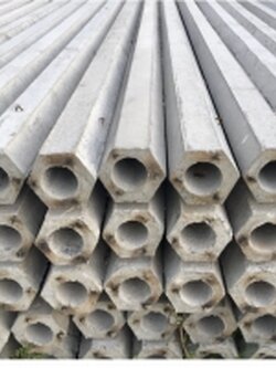 เสาเข็มหกเหลี่ยม ราคาต่อเมตร