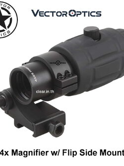 Vector Optics เลนส์ขยาย 4 เท่า Rubber Armored Adjustable 4X Magnifier