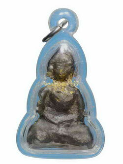 พระร่วงนั่งเข่าลอย บางขลัง ซ่อมคอ ชินเงิน สุโขทัย เลี่ยมกันน้ำ 63040230