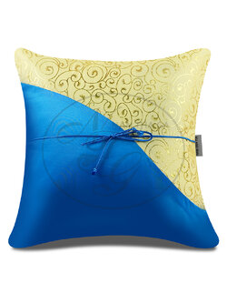 หมอนอิงเอมอร สีฟ้าครามฝรั่ง