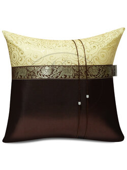 หมอนอิงไอราวัณ สีน้ำตาลไหม้