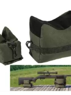 หมอนทรายเสริมความแม่นยำ (ไม่รวมทราย) Outdoor Military Rifle Portable Unfilling Shooting Rest Sand Bag