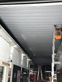 ผ้าใบเลื่อน ระบบ มอเตอร์ Big C สาขาสุขาภิบาล 5 ถนนสายไหม