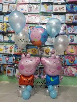 Peppa pig balloon set