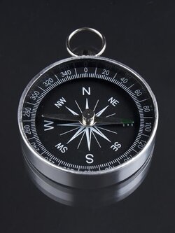 เข็มทิศขนาดใหญ่กว้าง 4 เซนติเมตร