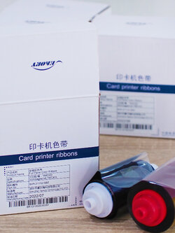 Seaory BXR.21112.GBZ ริบบอนสี หมึกพิมพ์สี Full panel color ribbon YMCKO 300 Print ใช้สำหรับเครื่องพิมพ์บัตร Seaory S20 S21 S22 S22K Code GBZ