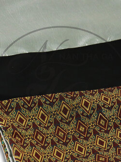 ผ้าคาดเตียงนิวบาหลี สีเทาสวาด