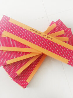 หมึกพิมพ์แท้เครื่องพิมพ์ Original ribbon PSi PR9 (แพค 5)