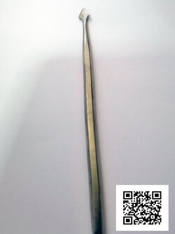 เข็มเขี่ยเชื้อปลายลูกศรยาว 13 เซนติเมตร