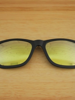 คลิปออนกันแดด Clipsster รุ่น Wayster O Signature Edition กรอบดำเลนส์ปรอททอง