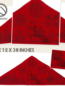 ผ้าประเจียดหลวงปู่ทวด พ่อท่านฉิ้น วัดเมืองยะลา ผ้ายันต์