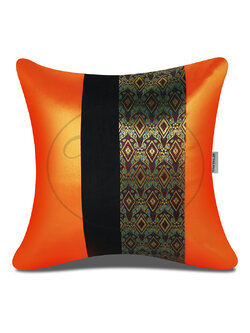 หมอนอิงนิวบาหลี สีส้มดอกกรรณิการ์