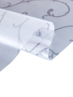 สุญญากาศติดกระจก "Flower Curve" หน้ากว้าง 120cm x 100cm