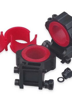 Discovery universal 25.4mm 30mm 34mm High Profile For Dovetail Laser Rifle Scope Mount and Ring ขาจับกล้องรุ่นแข็งแรงพิเศษ สำหรับ ราง 21 mm.