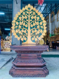 แท่นวางพระ ไม้สัก