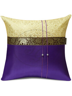 หมอนอิงไอราวัณ สีม่วงลูกหว้า