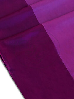 ผ้าคาดเตียงทูโทนสีไทยโทน สีม่วงลูกหว้า