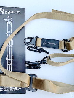 สายสะพาย สีทราย magpu ms3 สายไนร่อนแท้แข็งแรงปรับระดับได้ MS2 SLING MULTI MISSION SLING SYSTEM