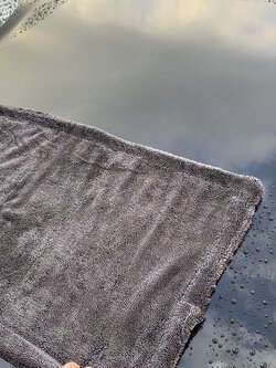 ผ้าไมโครไฟเบอร์ซับน้ำ2ด้าน หนาที่สุด Microfibre Towel Super Dry Double Side Twisted ป้องกันรอยขนแมว 1400g ขนาด 40X60cm.