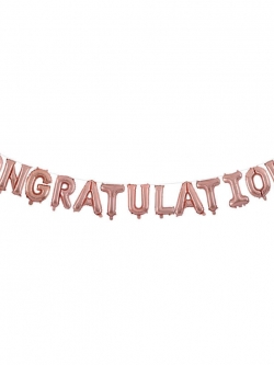 Congratulations 15ตัว (สีโรสโกลด์)