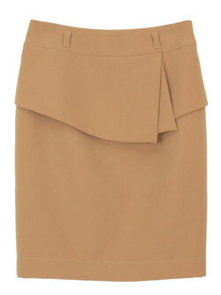 SK-454 กระโปรงแฟชั่น&ทำงาน ทรงสอบ ผ้า Double Twist สีโอวันติน