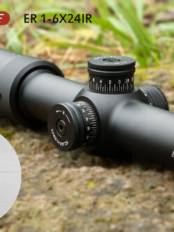 กล้องติดปืน T EAGLE ER 1-6x24IR กล้องดีราคาถูก กันน้ำ กันกระแทก