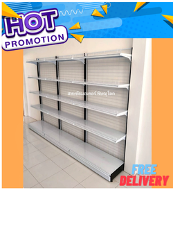 ชั้นริมผนัง ขนาด90x180 cm 3 ชุดต่อเนื่อง 5ชั้นรวมฐาน ไม่รวมกันตกด้านหน้า