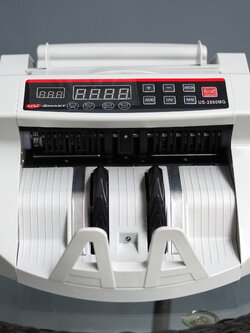 Uni-SMART เครื่องนับธนบัตร เครื่องนับเงิน เครื่องนับแบงค์ ตรวจธนบัตรปลอม US-2800MG