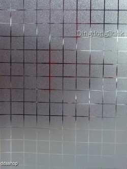 PVC สูญญากาศติดกระจก "Clear Square" หน้ากว้าง 90 cm x 100cm