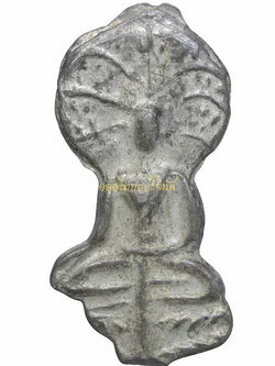 +พระขุนแผนใบพุทรา พิมพ์ใหญ่ กรุวัดราชบูรณะ เนื้อชินเงิน อยุธยา 65010501