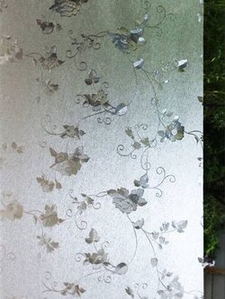 Window Film "Rose and Vine" หน้ากว้าง 90cm