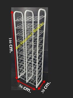 ชั้นวางโชว์กระดาษ A4 วางโชว์กระดาษปกรายงาน โชว์กระดาษทราย แบบคู่ 2 in 1 (11 ชั้น) **สินค้ามีของพร้อมส่ง**