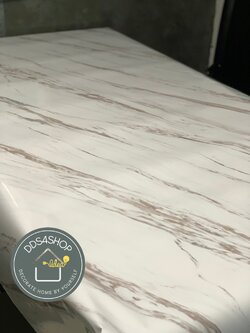 วอลล์เปเปอร์แบบมีกาวในตัว "ลายหินอ่อนริ้วเทา 3" หน้ากว้าง 122cm x 100cm (สั่งมากกว่า 1m ตัดยาวต่อเนื่อง)