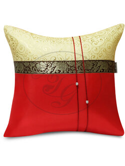 หมอนอิงไอราวัณ สีแดงชาด