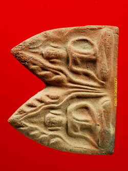 พระขุนแผนพลายคู่ พิมพ์ใหญ่ หน้าเทวดา หลวงพ่อมุ่ย วัดดอนไร่ ปี 2490 เนื้อดิน สุพรรณ