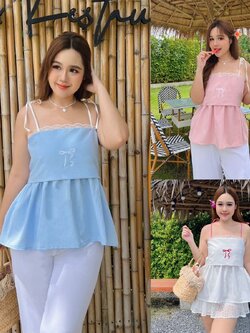 J051 เสื้อสาวอวบ อกได้ถึง50นิ้ว