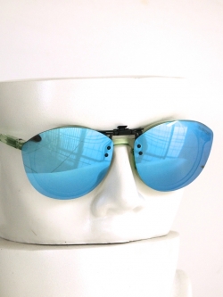 คลิปออนกันแดด Clipsster รุ่น Roundster Signature Edition เลนส์สีปรอทฟ้า