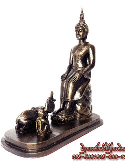 พระวันพุธกลางคืนแร่เหล็กน้ำพี้ พระวันพุธกลางคืน ปางป่าเลไลก์ สีน้ำตาลแร่เหล็กน้ำพี้ รุ่นหน้าตัก 5 นิ้ว สินค้าพร้อมส่ง มีของแถมวัตถุมงคลหลายรายการ