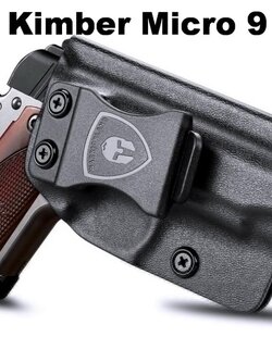 ซอง พกใน Kimber Micro 9mm USA WARRIORLAND Pistol Holster Kydex IWB Right Handed ส่งจากประเทศไทย