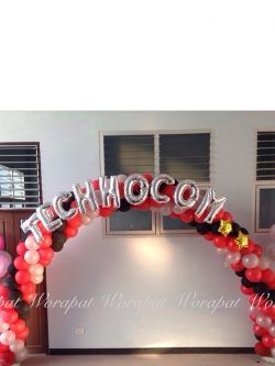 ซุ้มลูกโป่ง งานบายเนียร์ @ ราชภัฏนครปฐม