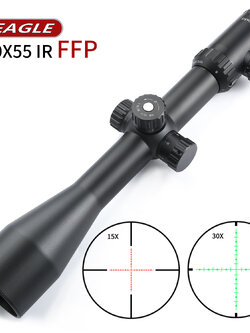 กล้องติดปืน กันน้ำ กันกระแทก T-EAGLE MR 3-30X55SFIR FFP SCOPE เส้นเล็งขยายตามซูม