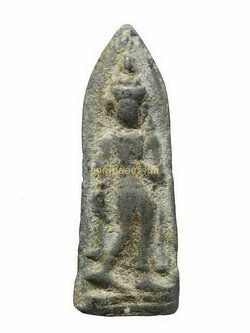 พระลีลาพิจิตรสองหน้า เนื้อชินเขียว พิจิตร 64032555