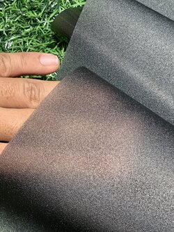 PVC สุญญากาศติดกระจก "ฝ้าดำโปร่งแสง" หน้ากว้าง 120cm (ราคาที่ระบุไว้ คือยาว 1 เมตร)