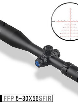ORIGINAL Discovery FFP HD 5-30X56 SFIR SLT IR-MIL Rifle scope เส้นเล็งขยายตามซูม กล้องคุณภาพสูง ระยะ 8-500 เมตร