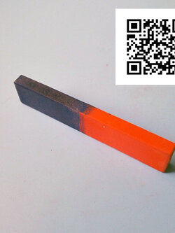 แม่เหล็กแท่งรูปสี่เหลี่ยมคู่ขนาด100x14x9มม.