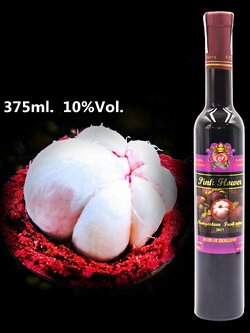 ไวน์แดงมังคุด 375 ml. ไวน์ไทย