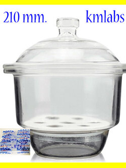 โถดูดความชื้น 210มม.พร้อมซิลิก้าเจล 100 กรัม