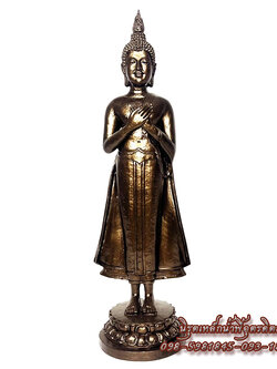 พระประจำวันศุกร์แร่เหล็กน้ำพี้ พระพุทธรูปปางรำพึง สีน้ำตาลแร่เหล็กน้ำพี้ รุ่นสูง 12 นิ้ว สินค้าพร้อมส่ง มีของแถมวัตถุมงคลหลายรายการ