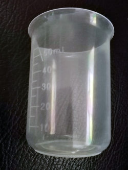บีกเกอร์พลาสติก ขนาด 50 ml.